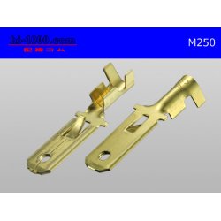 Photo2: [Yazaki] 250 type male terminal (for the 0.85-2.0mm2 electric wire) male terminal /M250