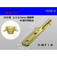 [Yazaki] 250 type male terminal - small size (for the 0.3-0.5mm electric wire) /M250-S