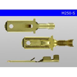 Photo3: [Yazaki] 250 type male terminal - small size (for the 0.3-0.5mm electric wire) /M250-S