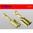 Photo2: [yazaki]250 Type  female  terminal -S　0.3-0.5mm Electric cable   Non waterproof /F250-S (2)