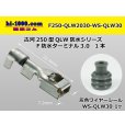 Photo1: [Furukawa-Electric] 250 Type  /waterproofing/  female  terminal 2.0-3.0+ [Furukawa-Electric]  Wire seal 3.0 Set items /F250-QLW2030-WS-QLW30 (1)