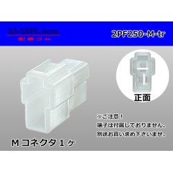 Photo1: ●[yazaki] 250 type 2 pole CN(A) series  M connector (no terminals) /2PF250-M-tr