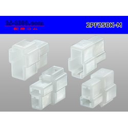 Photo2: ●[yazaki] 250 type 2 pole CN(A) series  M connector (no terminals) /2PF250-M-tr