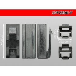 Photo3: ●[yazaki] 250 type 1 pole CN(A) series F connector[black] (no terminals) /1PF250-F-tr