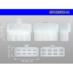 Photo3: ●[sumitomo] 250 type 8 pole M connector (no terminals) /8PM250-M-tr