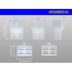 Photo3: ●[sumitomo] 250 type 4 pole M connector (no terminals) /4PM250-M-tr