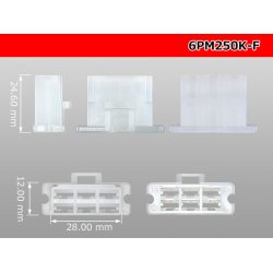 Photo3: ●[sumitomo] 250 type 6 pole F connector [Flange type]  (no terminals) /6PM250-F-tr