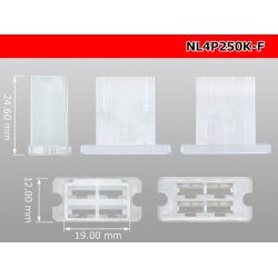 Photo3: ●[sumitomo] 250 type LT series 4 pole F connector [Flange type] (no terminals) /NL4P250-F-tr