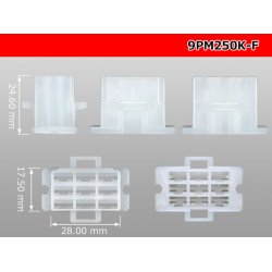 Photo3: ●[sumitomo] 250 type 9 pole F connector  [Flange type] (no terminals) /9PM250-F-tr