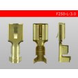 Photo3: [yazaki]250 Type 3.0mm Electric cable   female  terminal /F250-L-3.0 (3)