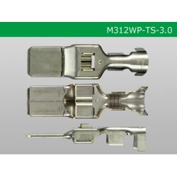 Photo3: 312 Type TS /waterproofing/  series  male  terminal 3.0sq /M312WP-TS-3.0