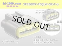 ●[furukawa] QLW waterproofing series 3 pole F connector [glay] (no terminals) /3P250WP-FEQLW-GR-F-tr