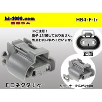 ●[sumitomo] HB4 F connector [gray] (no terminals) /HB4-F-tr 