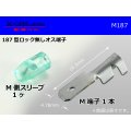 187 Type  No lock  male  terminal - With sleeve /M187