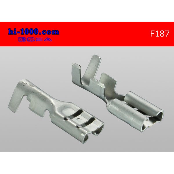Photo2: 187 Type  No lock  female  terminal - With sleeve /F187