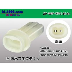 Photo1: ●[yazaki] YPC waterproofing 2 pole M side connector (no terminals) /2P-WP-YPC-M-tr