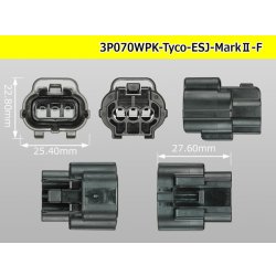 Photo3: ●[TE] 070 Type ECONOSEAL J Series (Markll) waterproofing 3 pole F connector (No terminals) /3P070WP-Tyco-EsJ-Mark2-F-tr