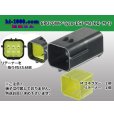 Photo1: ●[TE] 070 Type ECONOSEAL J Series (Markll) waterproofing 6 pole M connector (No terminals) /6P070WP-Tyco-EsJ-Mark2-M-tr (1)