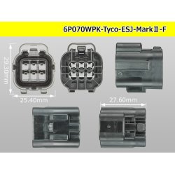 Photo3: ●[TE] 070 Type ECONOSEAL J Series (Markll) waterproofing 6 pole F connector (No terminals) /6P070WP-Tyco-EsJ-Mark2-F-tr