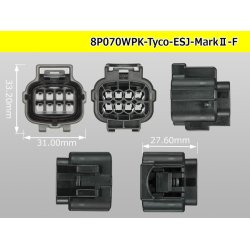 Photo3: ●[TE] 070 Type ECONOSEAL J Series (Markll) waterproofing 8 pole F connector (No terminals) /8P070WP-Tyco-EsJ-Mark2-F-tr