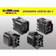 Photo2: ●[furukawa] RFW series 4 pole F connector [black] (no terminals) /4P090WP-FERFW-BK-F-tr (2)