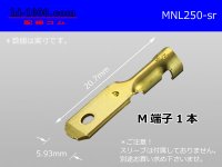 [Nippon Tanshi]250 Type  No lock M terminal   only  ( No sleeve )/MNL250-sr