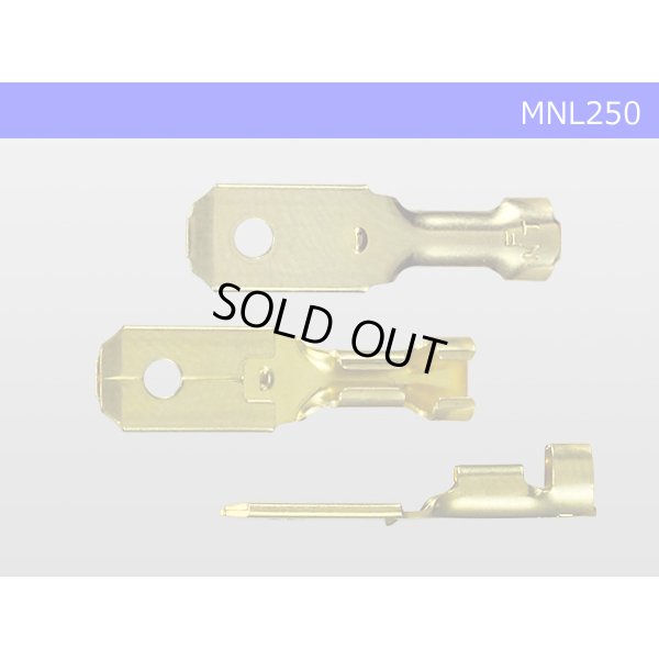 Photo3: [Nippon Tanshi]250 Type  No lock M terminal   only  ( No sleeve )/MNL250-sr