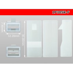 Photo3: ●[yazaki] 305 type 1 pole F connector(no terminals) /1P305-F-tr