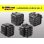 Photo2: ●[furukawa] RFW series 16 pole F connector [black] (no terminals) /16P090WP-FERFW-BK-F-tr (2)