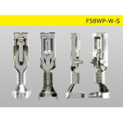 Photo3: [Yazaki] 58 connector  W type   /waterproofing/  Terminal   Female side 0.5-0.85/F58WP-W-S