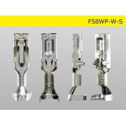 Photo3: [Yazaki] 58 connector  W type   /waterproofing/  Terminal   Female side   only  ( No wire seal )0.3-0.85/F58WP-W-S-wr