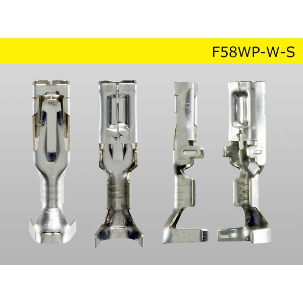 Photo3: [Yazaki] 58 connector  W type   /waterproofing/  Terminal   Female side   only  ( No wire seal )0.3-0.85/F58WP-W-S-wr