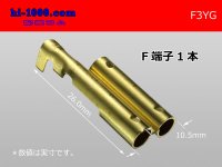 3-tine  Round Bullet Terminal F terminal   only  - No sleeve  One /F3YG