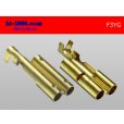 Photo2: 3-tine  Round Bullet Terminal F terminal   only  - No sleeve  One /F3YG (2)