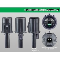 Photo3: ●[furukawa] (former Mitsubishi) NMWP series 1 pole waterproofing M connector（no terminals）/1P090WP-SJD-NMWP-M-tr