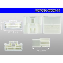 Photo3: ●[sumitomo] 050+090 type hybrid 20 pole M connector (no terminals) /20P050-090-M-tr