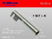 Round Bullet Terminal - SS  size F terminal   only   No sleeve /FG-SS-sr