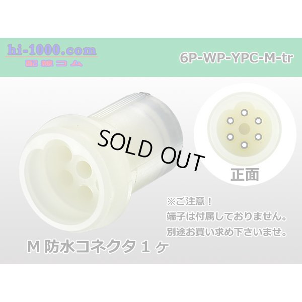 Photo1: ●[yazaki] YPC waterproofing 6 pole M connector (no terminals) /6P-WP-YPC-M-tr