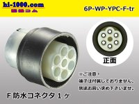 ●[yazaki] YPC waterproofing 6 pole F side connector (no terminals) /6P-WP-YPC-F-tr