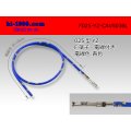 ■[Yazaki] 025 Type  Non waterproof F Terminal -CAVS0.3 [color Blue]  With electric wire /F025-YZ-CAVS03BL