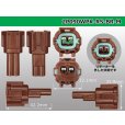 Photo3: ●[sumitomo] 090 type RS waterproofing series 2 pole M connector [brown] (no terminals)/2P090WP-RS-BR-M-tr (3)