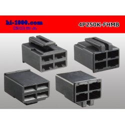 Photo2: ●[sumitomo] 250 type 4P female terminal side connector (no terminals) /4P250-FHMB-tr