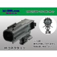 Photo1: ●[sumitomo]025 type TS waterproofing series 2 pole M connector  [black] (no terminals)/2P025WP-TS-BK-M-tr (1)