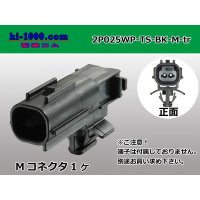 ●[sumitomo]025 type TS waterproofing series 2 pole M connector  [black] (no terminals)/2P025WP-TS-BK-M-tr