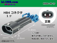 Delphi [Delphi] HB4 [color Gray] M Connector only ( No terminal )/HB4-M-tr