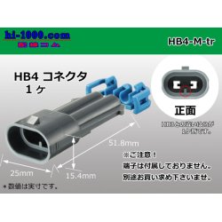 Photo1: Delphi [Delphi] HB4 [color Gray] M Connector only ( No terminal )/HB4-M-tr