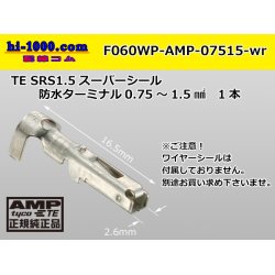 Photo1:  ●[AMP] 060 Type waterproofing SRS1.5 super seal/ F Terminal (medium size) only ( No wire seal )/F060WP-AMP-07515-wr