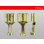 Photo3: 2-tine  Round Bullet Terminal  terminal  S size  terminal   only   No sleeve  1 piece /F2YG-S-sr (3)