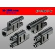 Photo2: [yazaki] Bullet terminal 2 pole F connector (no terminals) /2P-FMG-F-tr (2)