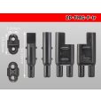 Photo3: [yazaki] Bullet terminal 2 pole F connector (no terminals) /2P-FMG-F-tr